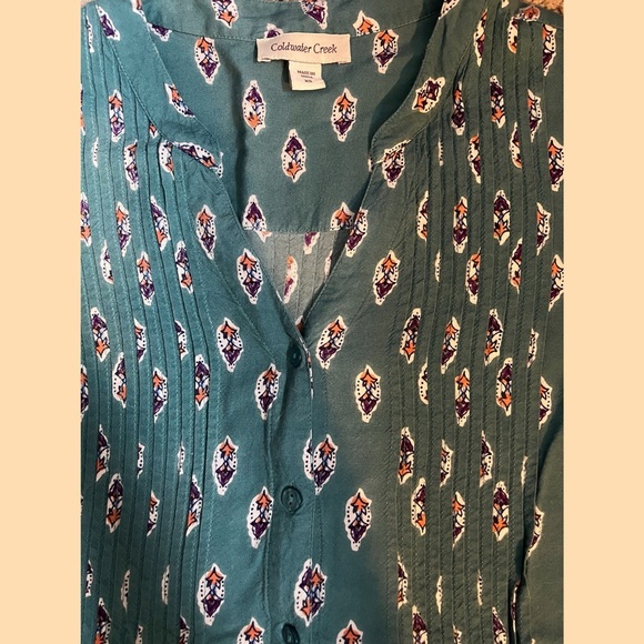 Coldwater Creek tunic blouse size XS - Picture 3 of 6